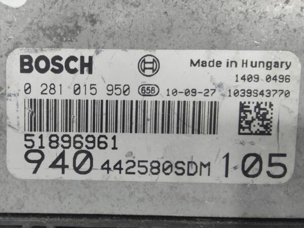 ECU de motor Alfa Romeo Giulietta 1.6 JTDm 105hp 2010, Ref: 8224-K3B7