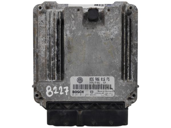 ECU de motor Volkswagen Golf 1.9 TDI 2004, Ref: 8227-K3B12