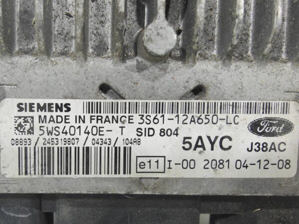ECU de motor Ford FIESTA 1.4 TDCI / FUSION 1.4 TDCI 2004, Ref: 8237-K3A8