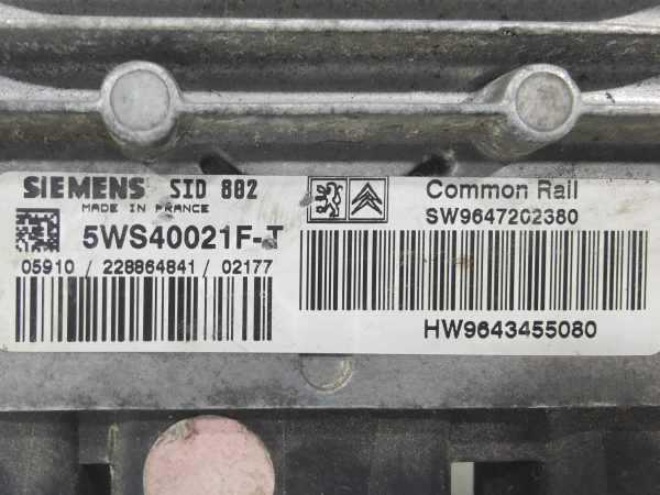 ECU de motor Citroen C3 1.4 HDi , Ref: 8249-K3A7