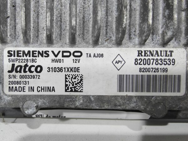 ECU de motor Renault Space 2.0 , Ref: 8250-K3B7
