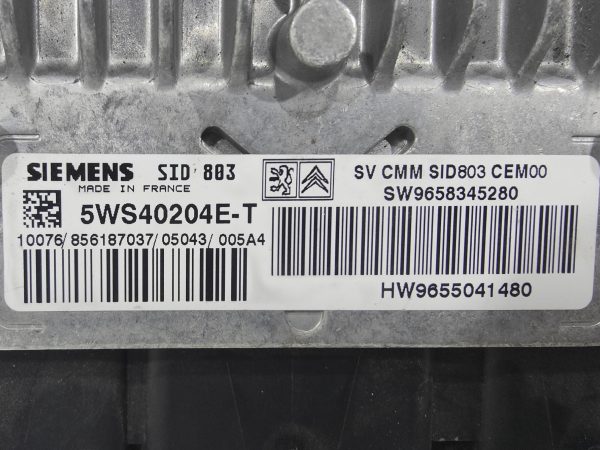 ECU de motor Peugeot Citroen 2.0 HDI , Ref: 8259-K3B4