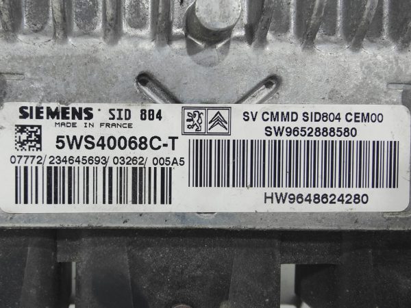 ECU de motor Citroen C3 1.4 HDI , Ref: 8261-K3B4