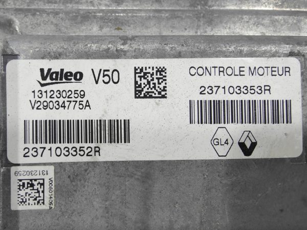 8281-2 ECU de motor Renault SANDERO 1.0 , Ref: 8281-K3B1