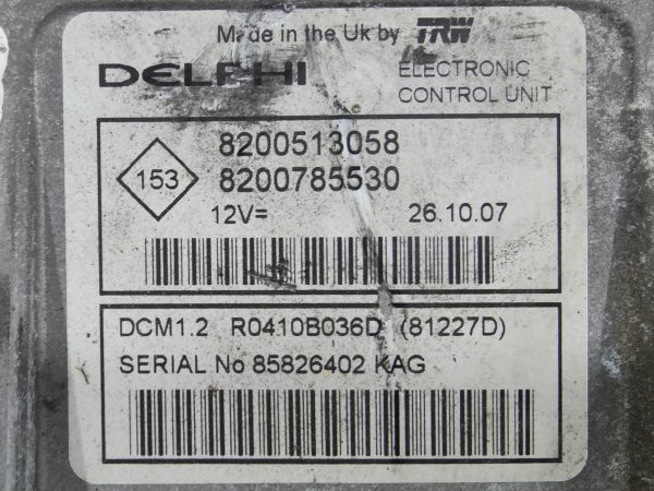 ECU de motor Renault Logan 1.5 dci 86CV , Ref: 8295-K3B11