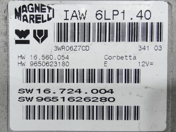 ECU de motor Peugeot 307 CC I (T5) 2.0i 100KW 136CV L4 16V , Ref: 8331-K3B11