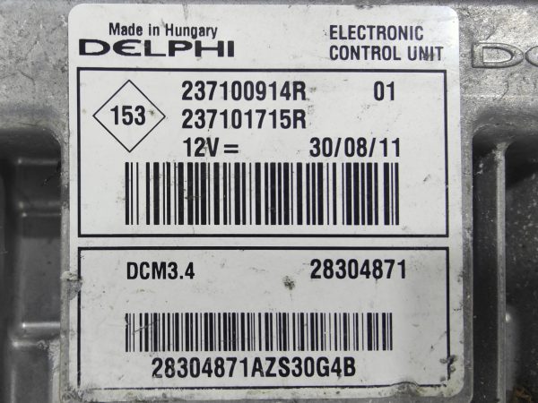 ECU de motor Renault MEGANE III 1.5 DCI / FLUENCE 1.5 DCI , Ref: 8351-K3B5