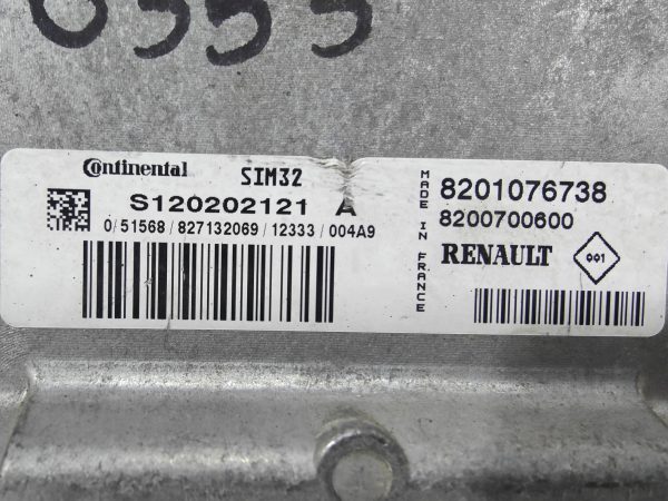 ECU de motor Renault CLIO III 1.6 16V , Ref: 8353-K3A8