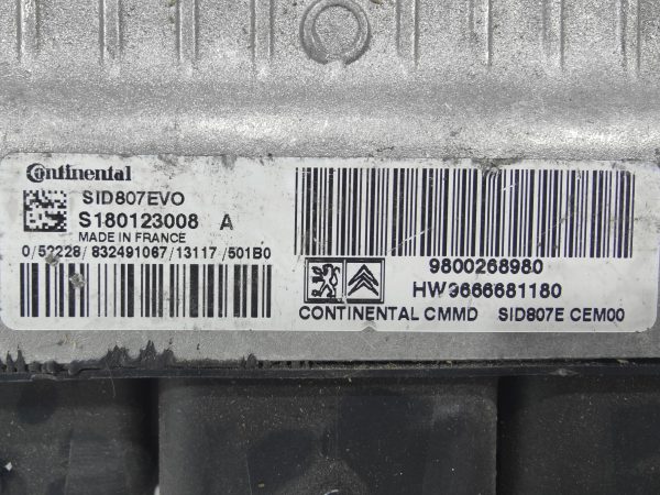 ECU de motor Peugeot 308 1.6 HDI , Ref: 8355-K3A7