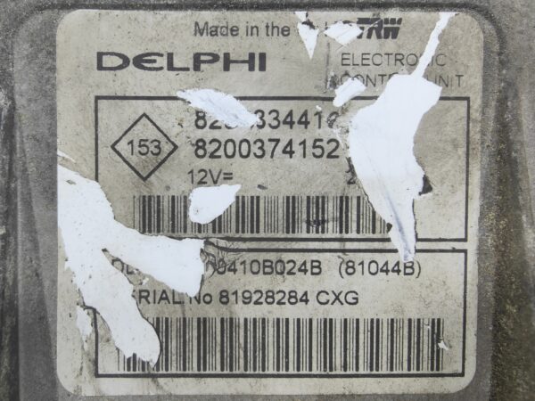 ECU de motor Renault Megane 1.5 DCI , Ref: 8357-K3A7