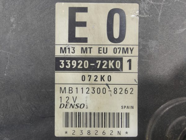 ECU de motor Suzuki SWIFT 1.3 2007, Ref: 8365-K3A7