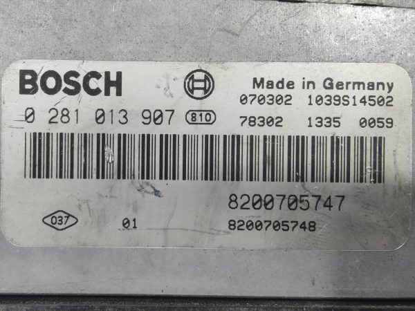 ECU de motor Renault MEGANE II SCENIC 1.9 DCI 130HP 2007, Ref: 11003-K3C12