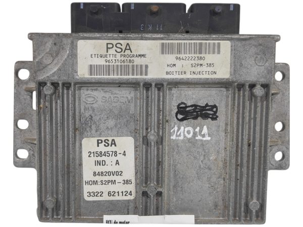 ECU de motor Peugeot Citroen 1.4 8V KFV TU3JP 73CV , Ref: 11011-K3C12