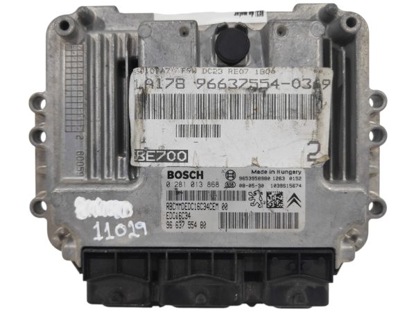 11029 ECU de motor Peugeot 207 1.6 HDI , Ref: 11029-K3C11
