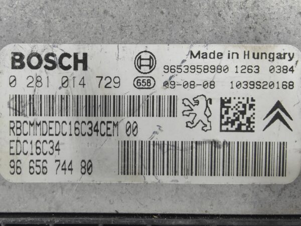 ECU de motor Citroen C4 1.6 HDI 2009, Ref: 11032-K3C11