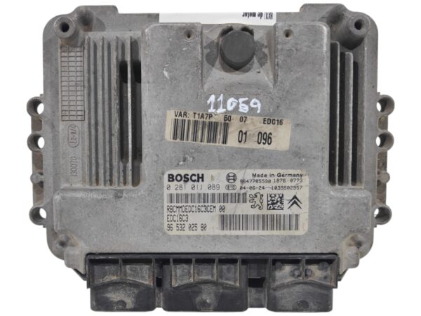 ECU de motor Peugeot Citroen 1.4 HDI 8V 8HX DV4TD 2004, Ref: 11059-K3C9