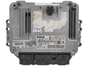 ECU de motor Peugeot Citroen 1.6 HDI 2005, Ref: 11063-K3C9