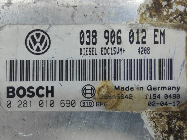 ECU de motor Seat IBIZA 1.9 TDI 2002, Ref: 11076-K3C9