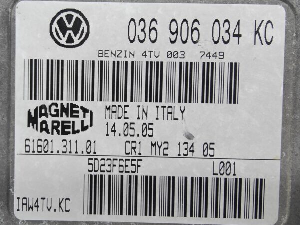 ECU de motor Seat IBIZA 1.4 16V 2005, Ref: 11078-K3C9