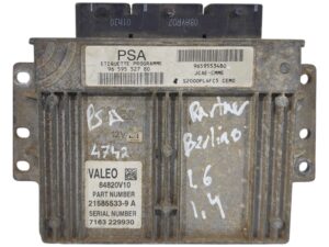 ECU de motor Peugeot Citroen PARTNER BERLINGO 1.4 1.6, Ref: 4742-K3C5