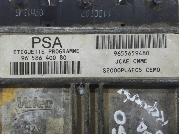 ECU de motor Peugeot 206 1.4 8V, Ref: 4804-K3C5