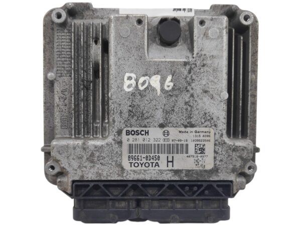 ECU de motor Toyota Yaris 1.4 D-4D [P9, VNK] 66kW 2007, Ref: 8096-K3C12