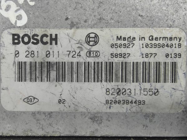 ECU de motor Renault ESPACE 2.2 DCI 2005, Ref: 8129-K3C10