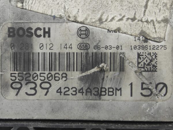 ECU de motor Alfa Romeo 159 (140) 1.9 JTD 110KW 150HP L4 16V 2006, Ref: 8169-K3C12