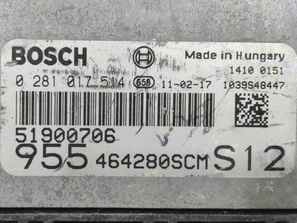 ECU de motor Alfa Romeo Mito 1.6 JTDM 120hp 2011, Ref: 8170-K3C12